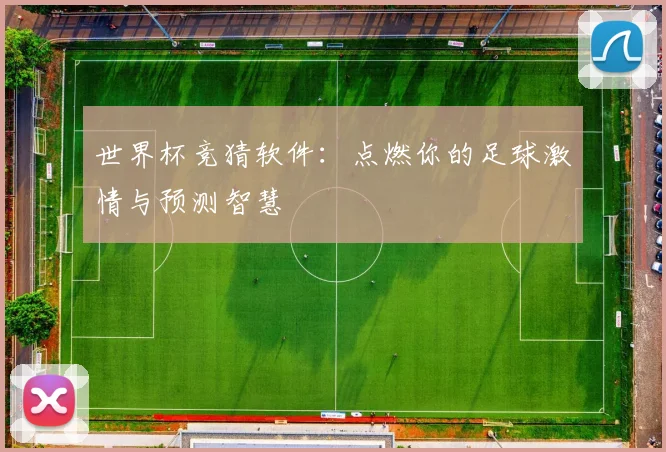 世界杯竞猜软件：点燃你的足球激情与预测智慧