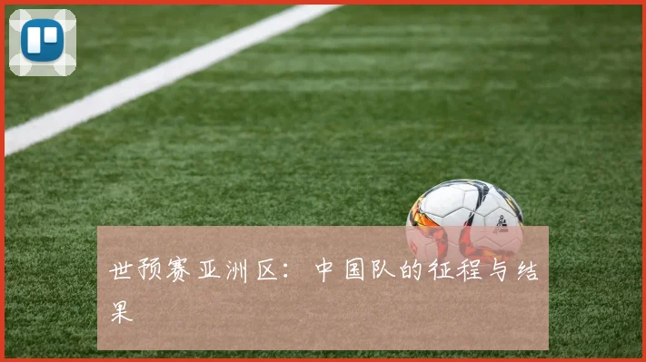 世预赛亚洲区：中国队的征程与结果
